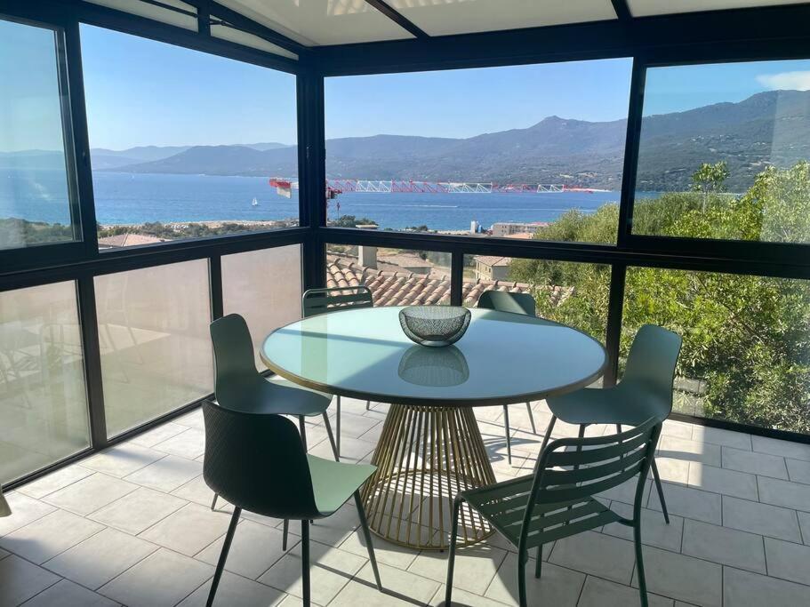 Charmante Petite Maison Magnifique Vue Mer Propriano  Buitenkant foto