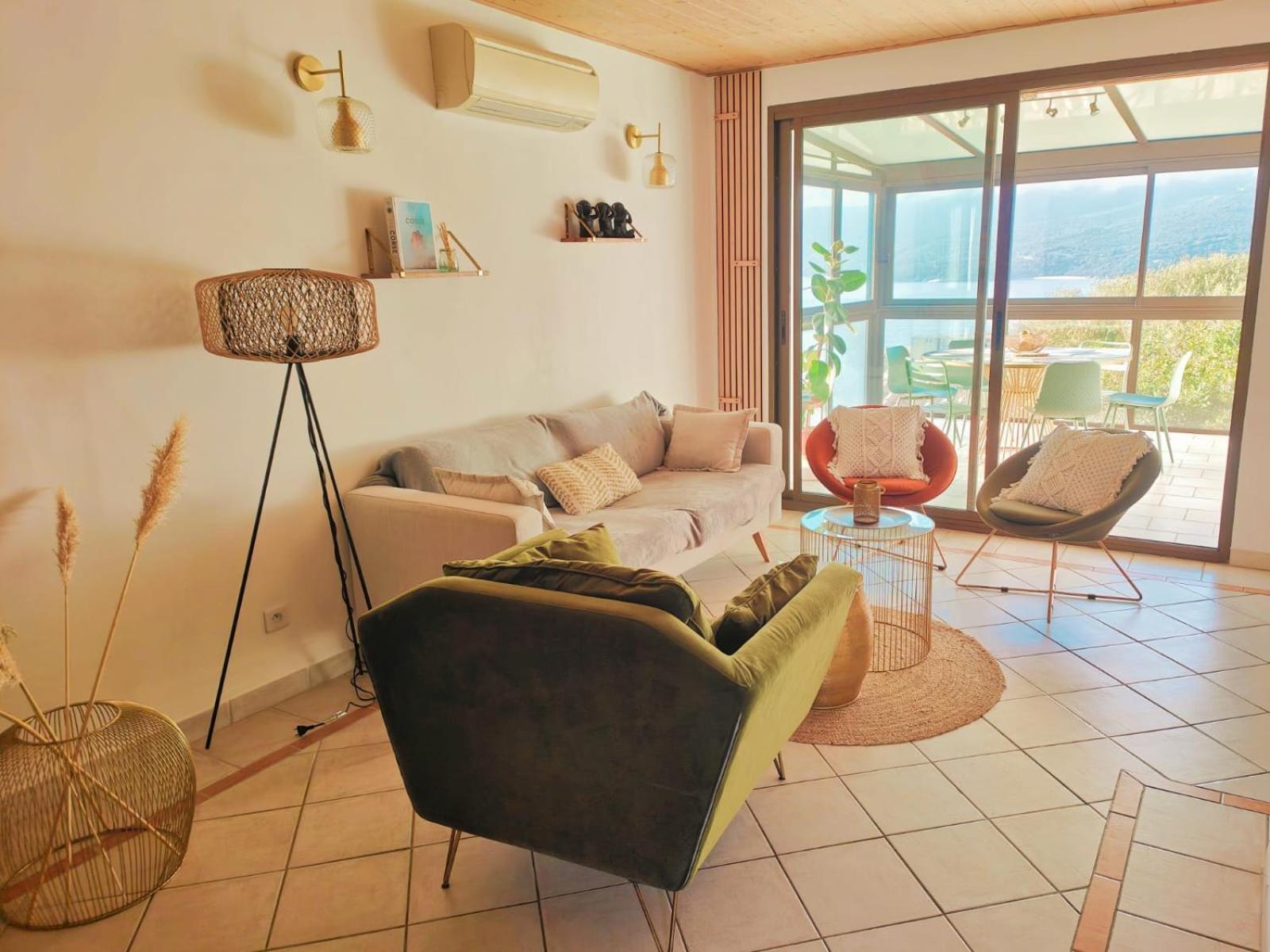 Charmante Petite Maison Magnifique Vue Mer Propriano  Buitenkant foto